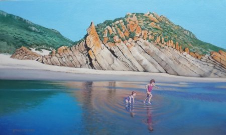 Oil on Stretched CanvasSize: (1000x600x28)mmUnframedNOT FOR SALE - R40,000.00